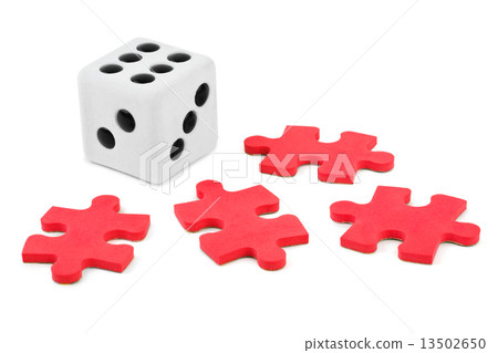 Dice and puzzle 13502650
