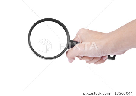 a magnifying glass hovering over as Inspection 13503044