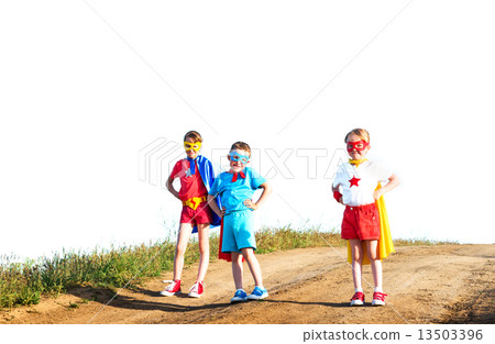 children superheros 13503396