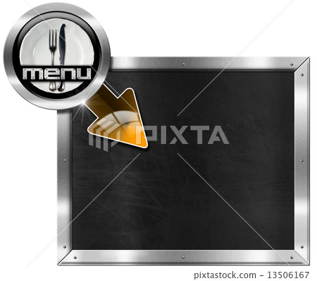 Metal Billboard for a Restaurant Menu Metal Billboard for a Restaurant Menu 13506167