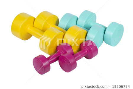Colorful dumbbells Colorful dumbbells 13506754
