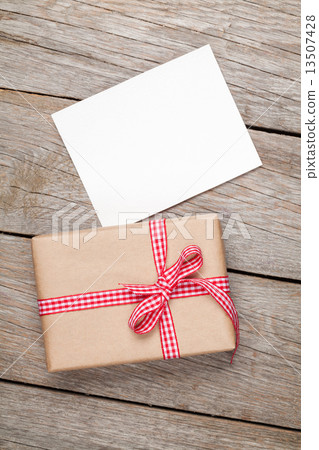 Photo frame card and gift box with ribbon Photo frame card and gift box with ribbon 13507428