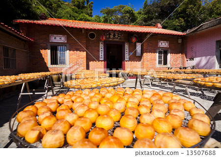 柿餅加工在台灣的新竹縣 13507688