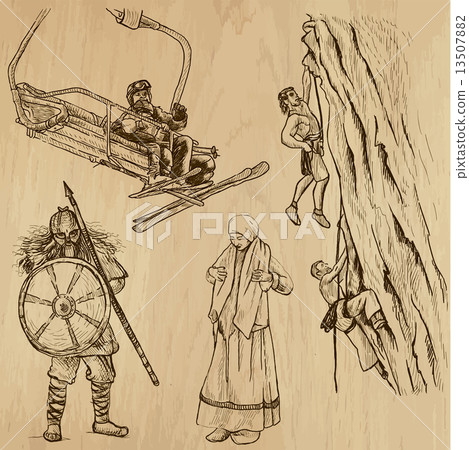 People - An hand drawn vector pack 13507882