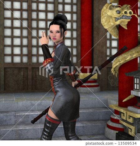 Kung Fu Chinese ladies 13509534