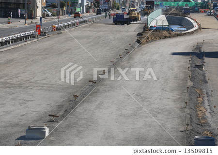 Road expansion work Road expansion work 13509815
