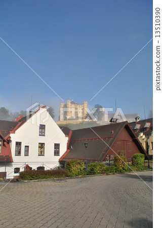 German old castle · Hohenschwangau castle and townscape 13510390