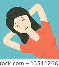 Woman happy and relax 13511268