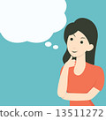 Woman thinking 13511272