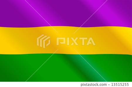 Mardi Gras flag 13515255