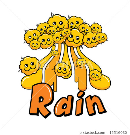 Cartoon rain Cartoon rain 13516080