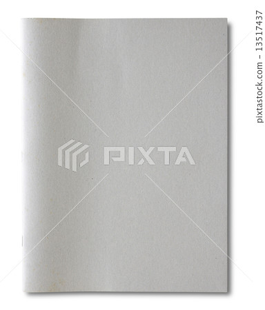 gray recycled notebook isolated on white background 13517437