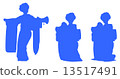 Japanese dance silhouette Part 8 13517491