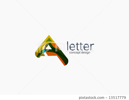 Modern A letter company logo Modern A letter company logo 13517779