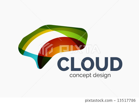 Modern cloud logo Modern cloud logo 13517786