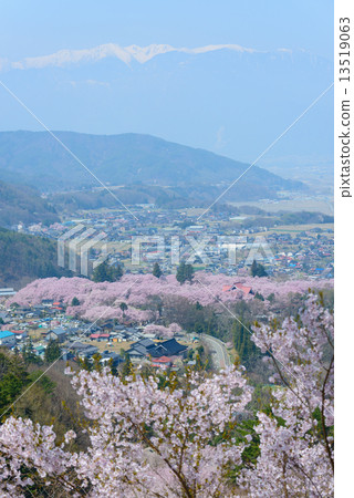 Ina Takato Castle Ruin Park in Nagano Prefecture and Central Alps 13519063