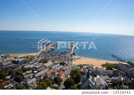 Cape Cod seashore, viewed from Pilgrim Monument, Massachusetts Cape Cod seashore, viewed from Pilgrim Monument, Massachusetts 13519741