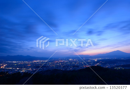 The streets of Morioka at dusk The streets of Morioka at dusk 13520377