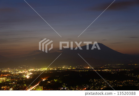 The streets of Morioka at dusk 13520388