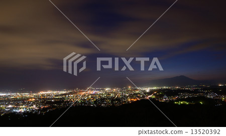 The streets of Morioka at dusk 13520392