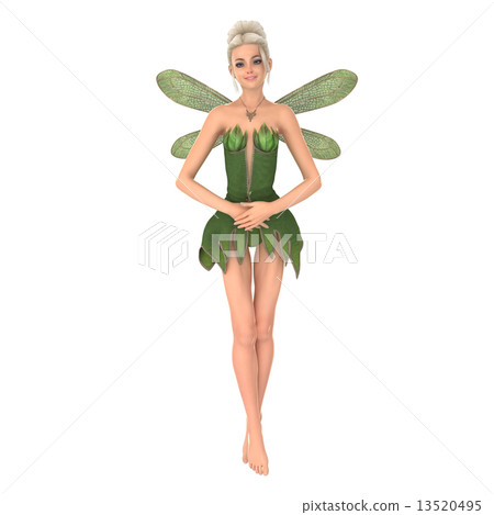Fairy 3DCG illustration material to pose 13520495