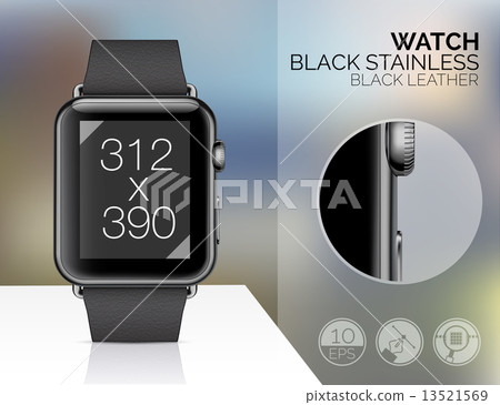 Smart watch isolated 13521569
