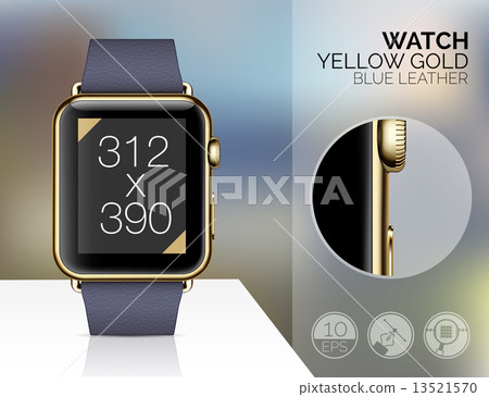 Smart watch isolated 13521570
