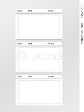 storyboard template vertical x3 center 13521680