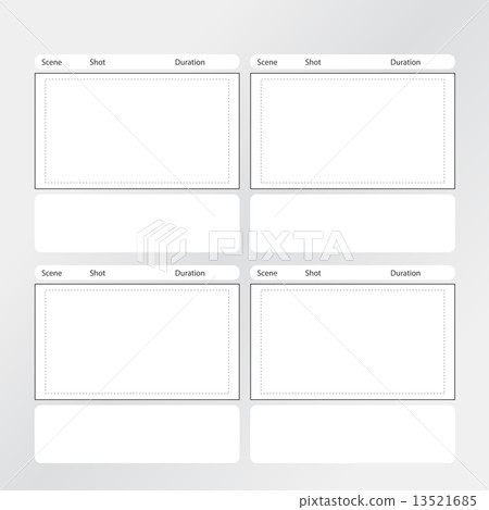 storyboard template x4 square storyboard template x4 square 13521685