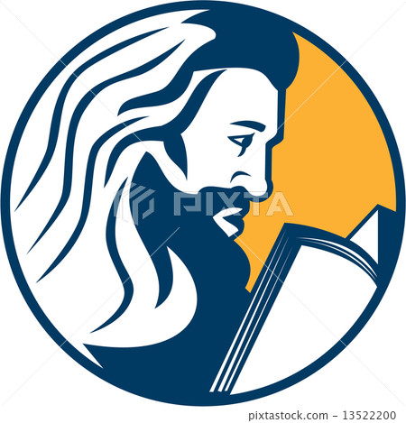 Saint Jerome Reading Bible Retro Saint Jerome Reading Bible Retro 13522200