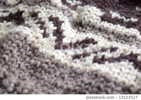 Knitted sweater knitted fabric up 13523527