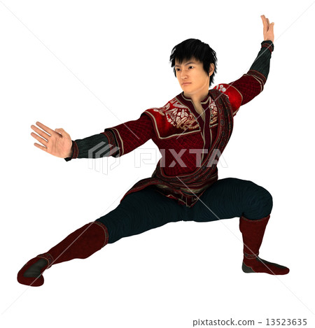 Kung Fu pose 13523635