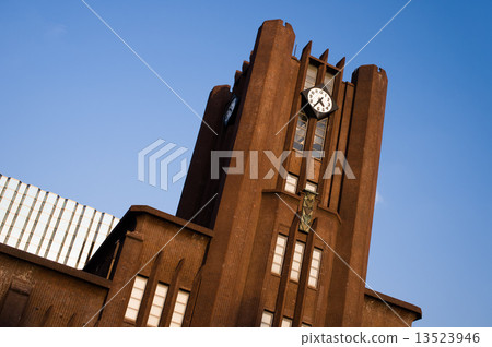 The University of Tokyo Yasuda auditorium in the western sun 13523946