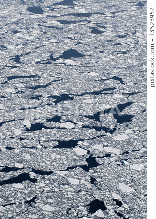 Drift ice seen from the sky 13523952
