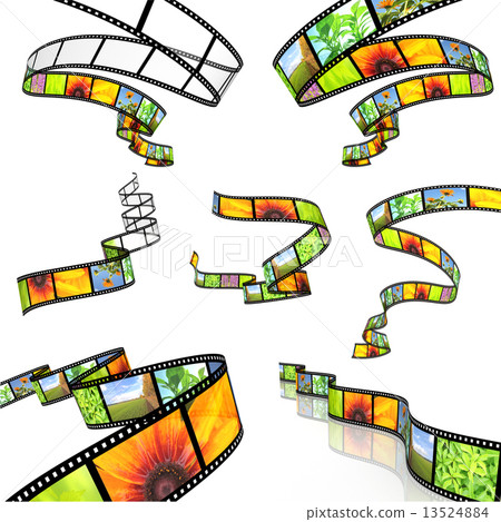 Set of filmstrips Set of filmstrips 13524884