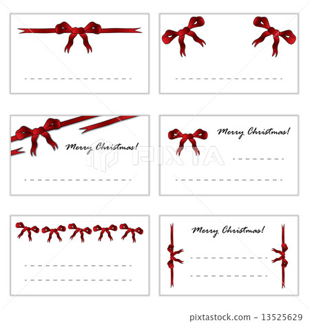 christmas gift cards set eps10 13525629
