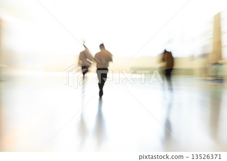 People rushing in the lobby People rushing in the lobby 13526371