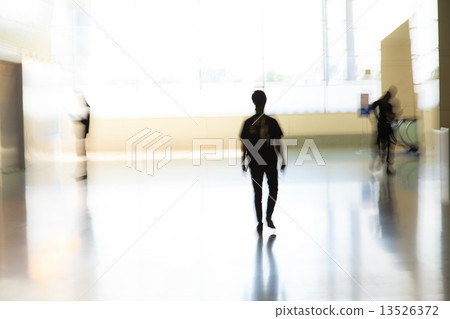 People in motion blur People in motion blur 13526372