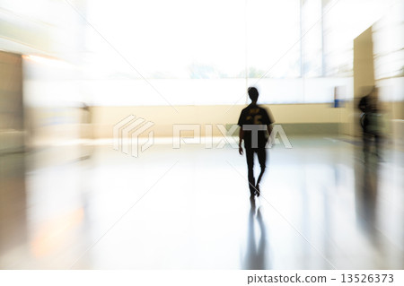 People in motion blur People in motion blur 13526373