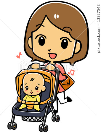 Outing baby - Stock Illustration [13527548] - PIXTA
