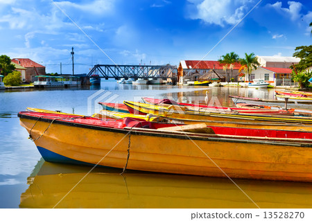 Jamaica. National boats on the Black river. 13528270