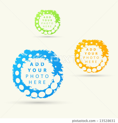 Vector background with colored dots. Vector background with colored dots. 13528631