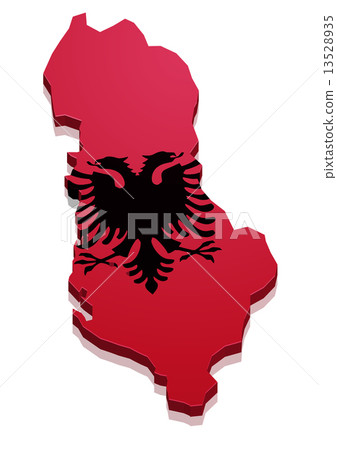 Map Albania 13528935