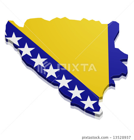 Map Bosnia Herzegowina 13528937