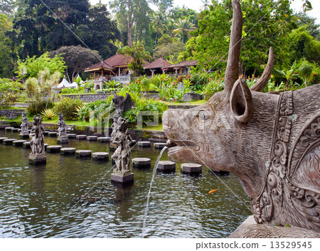 Bali, Indonesia, Imperial swimming baths (Taman Tirta Gangga).. 13529545