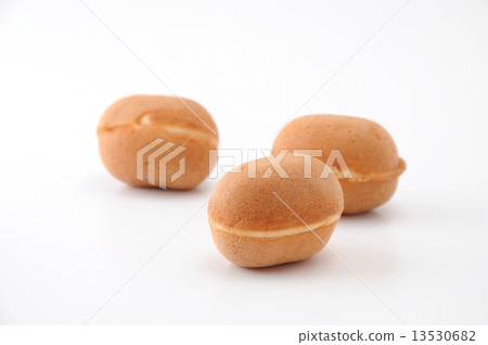 Baby Castella Sweets White Background 13530682