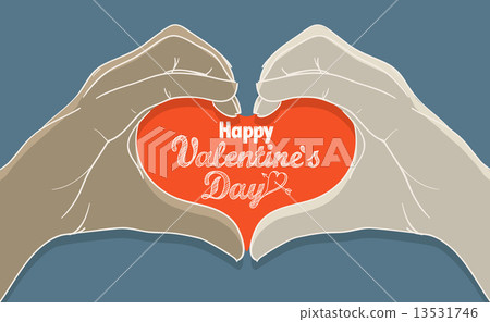 Happy Valentines Day greeting card Happy Valentines Day greeting card 13531746