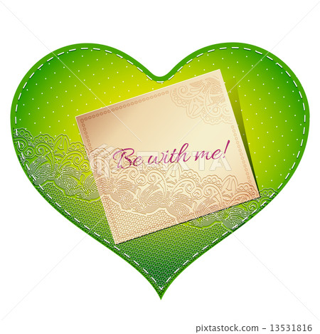 lace heart card lace heart card 13531816