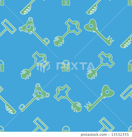 Keys pattern - Stock Illustration [13532355] - PIXTA