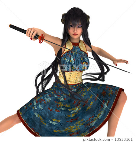 Female swordsman 13533161